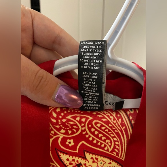 JONES NEW YORK ROBE - L/XL - POLYESTER - SATIN - Picture 7 of 16